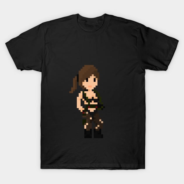 Pixel Quiet - Metal Gear Solid V T-Shirt by namdecent